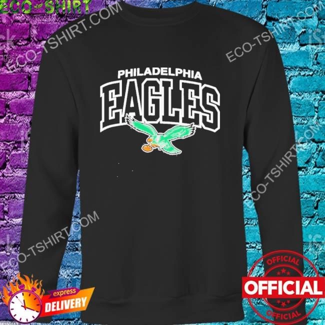 Nice philadelphia Eagles Mitchell & Ness Kelly Green Logo Arch Tee Shirt,  hoodie, sweater, long sleeve and tank top