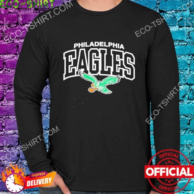 Nice philadelphia Eagles Mitchell & Ness Kelly Green Logo Arch Tee Shirt,  hoodie, sweater, long sleeve and tank top