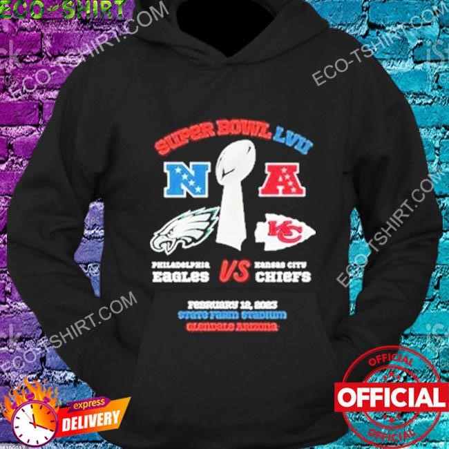 AFC Philadelphia Eagles Vs NFC Kansas City Chiefs Super Bowl LVII 2023 shirt,  hoodie, sweater, long sleeve and tank top