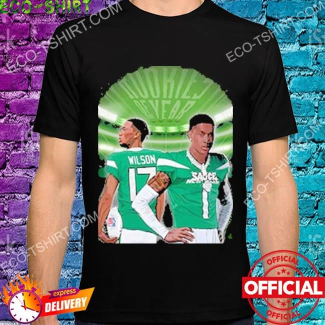 Sauce gardner and garrett wilson of new york jets is 2022 nfl rookies of  the year shirt, hoodie, sweater, long sleeve and tank top