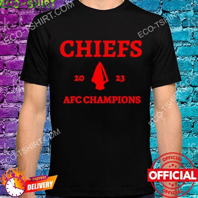 Super bowl lvii Chiefs vs eagles Chiefs 2023 afc champions shirt