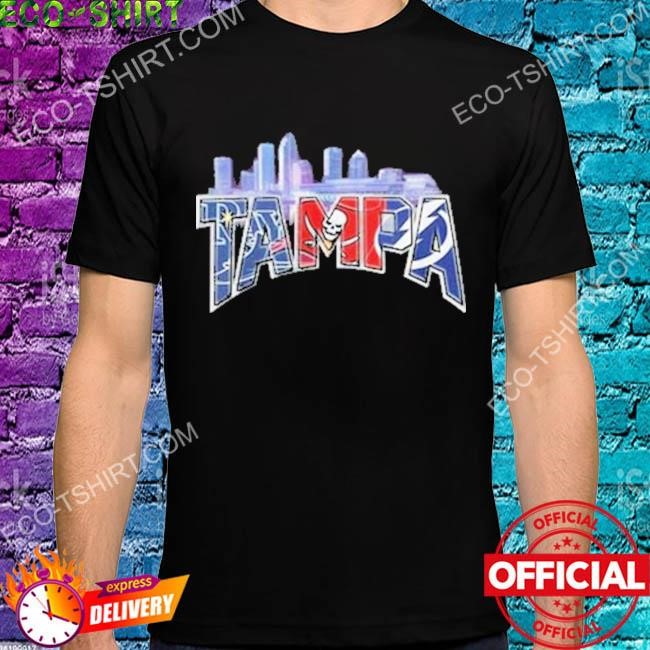 Funny tampa bay buccaneers and tampa bay lightning skyline 2023 shirt,  hoodie, sweater, long sleeve and tank top