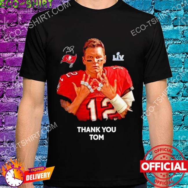 Thank you tom tom brady tampa bay buccaneers 2023 shirt