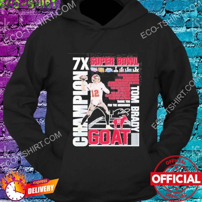 Premium 12 Tom brady the goat shirt, hoodie, sweater, long sleeve