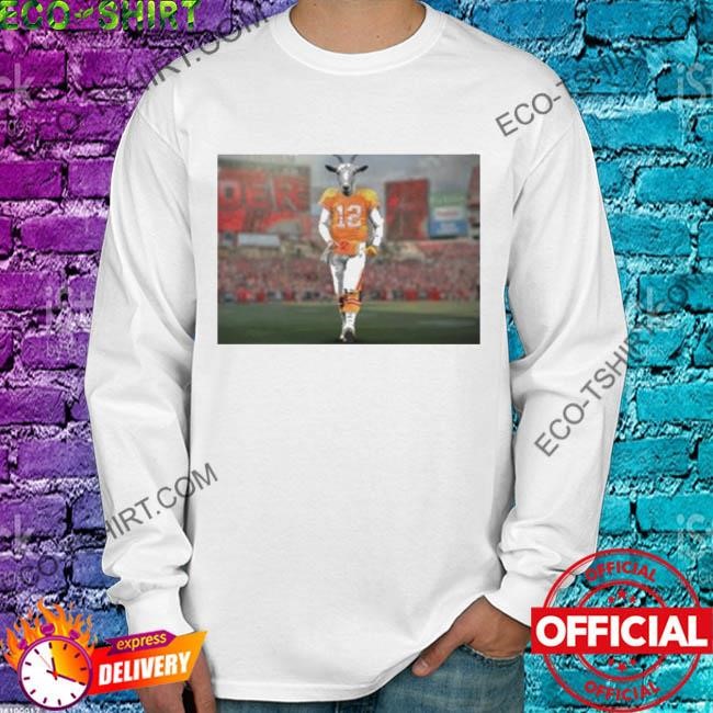 Premium 12 Tom brady the goat shirt, hoodie, sweater, long sleeve