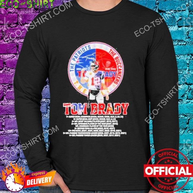 Tom Brady The Buccaneers The Patriots The Goat t-shirt