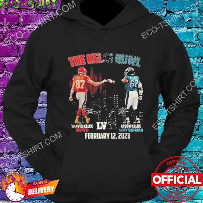 FREE shipping Travis Kelce 87 Kansas City Chief Jason Kelce 62 Philadelphia  Eagles 02 12 23 Super Bowl shirt, Unisex tee, hoodie, sweater, v-neck and  tank top