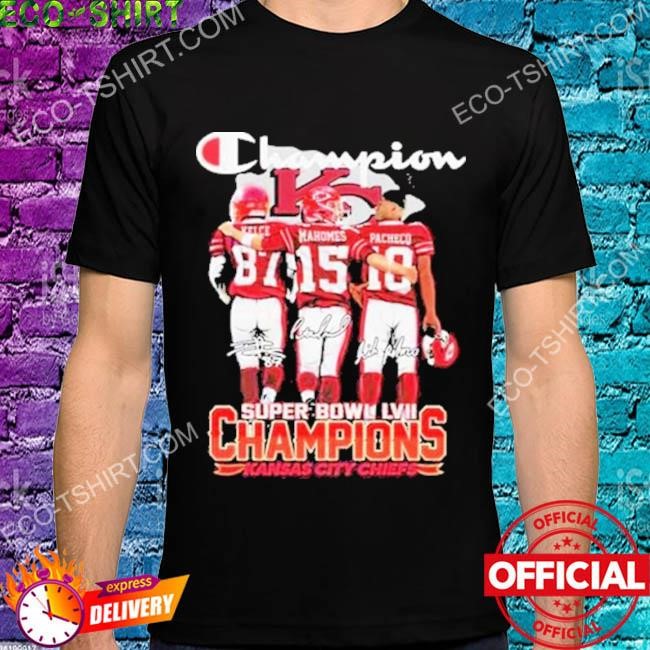 Chiefs Super Bowl LVII Champions Shirt, Travis Kelce, Patrick